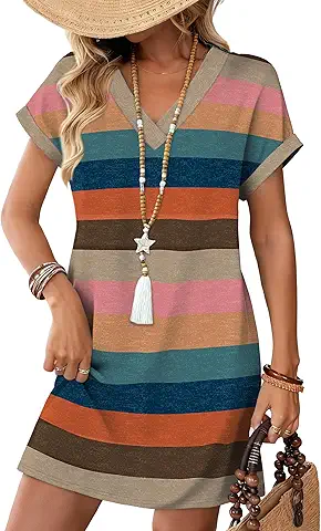 Striped Casual Summer Dress