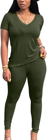 Women's Olive Green Lounge Set