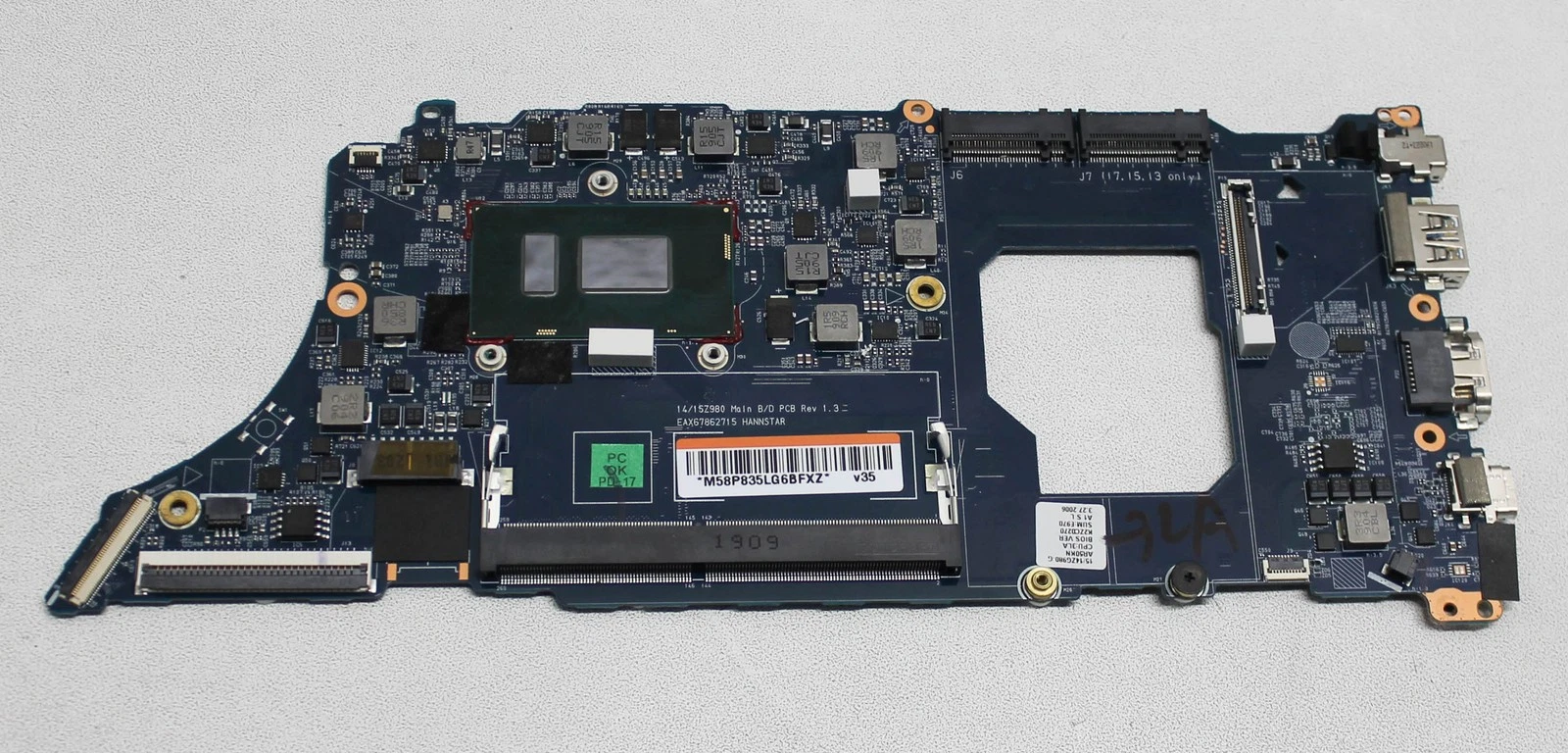    EAX67862715-I5-8250 LG MOTHERBOARD INTEL i5-8250 FOR 15Z980-U.AAS5U "GRADE A"
