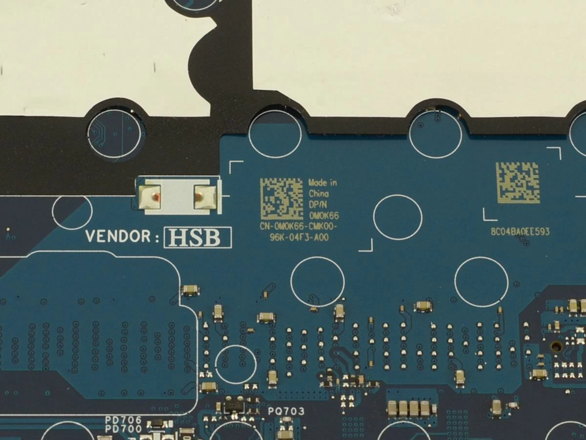 FOR DELL Latitude 5501 Motherboard Supports M0K66 0M0K66 i7-9850H LA-H182P