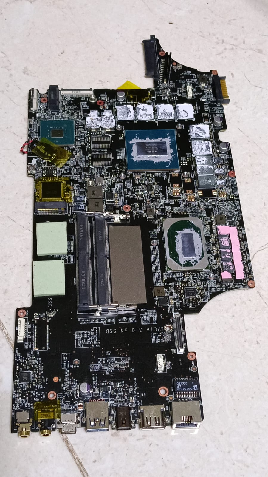For MSI MS-17E71 MS-17E7 i5 i7 10th Gen GTX1660Ti/V6G Laptop Motherboard