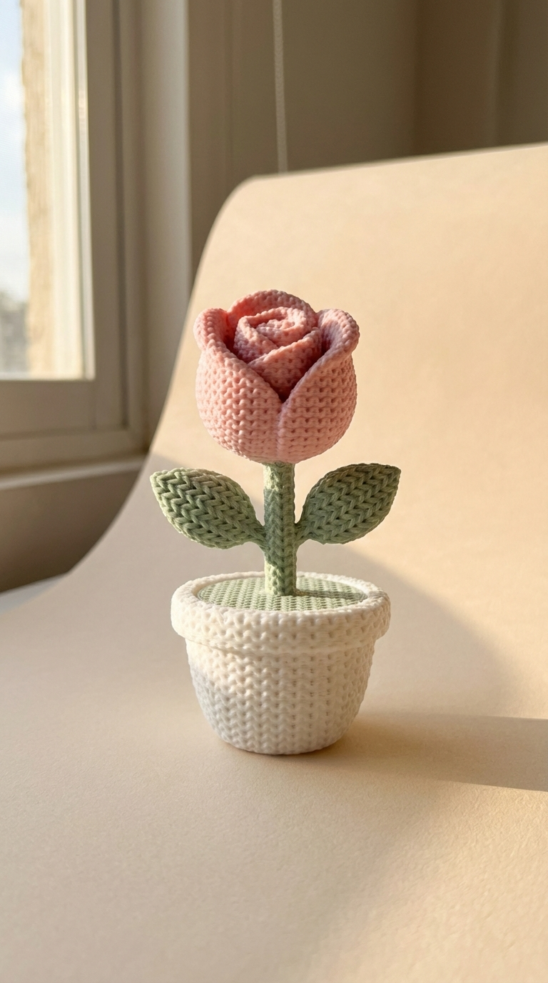 Rosa Eterna Minimalista