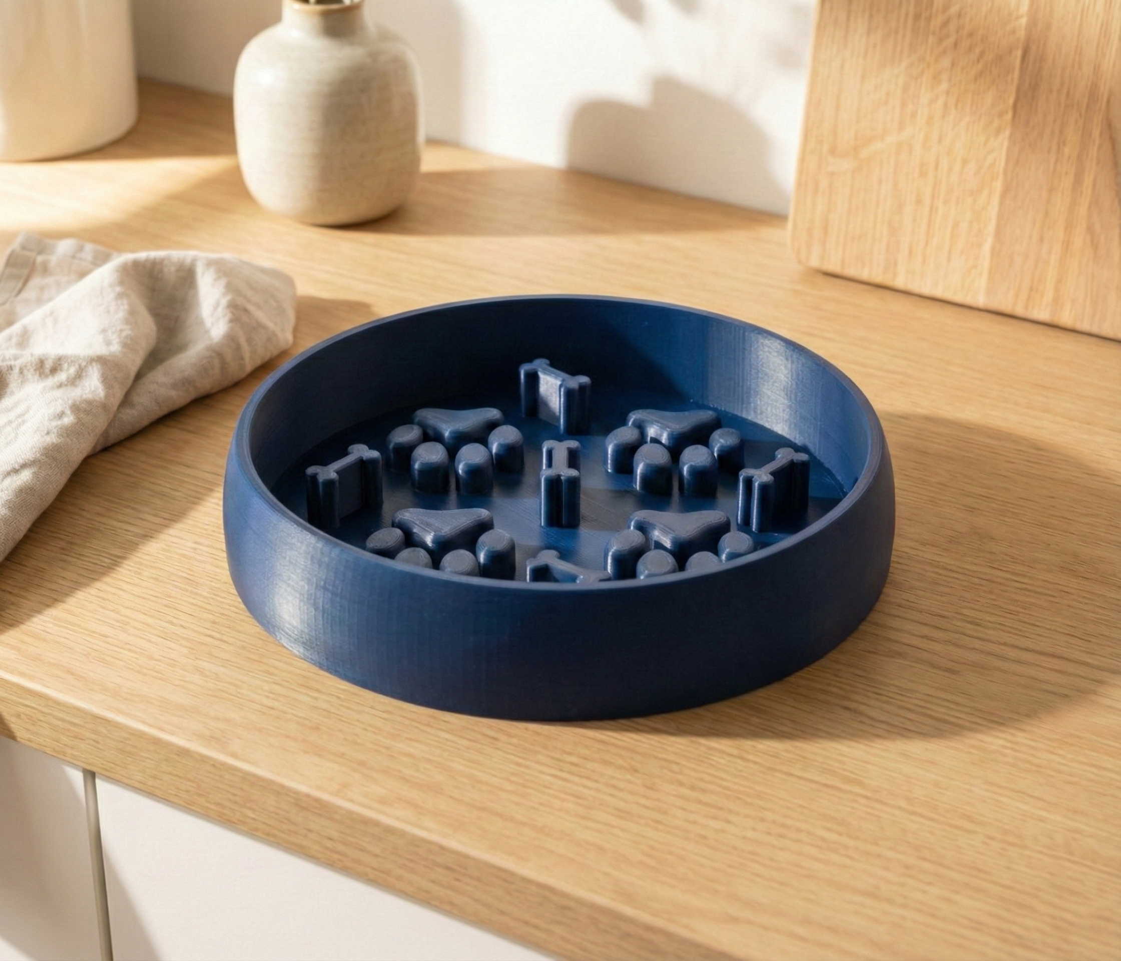  Comedero Lento Antivoracidad para Perros - Diseño Premium 3D - Varios Colores