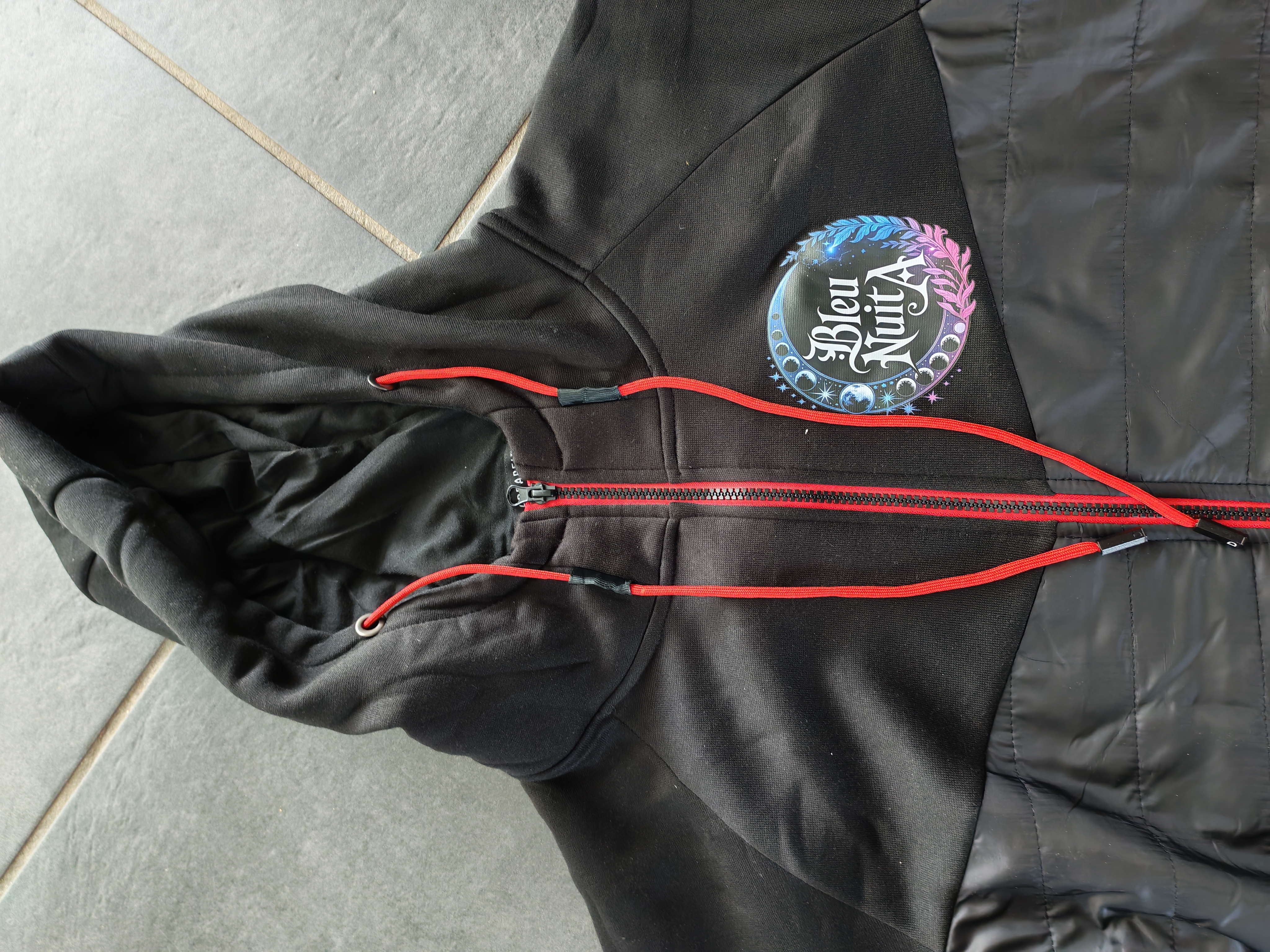 Manteau mi-saison mode cintrée Bleu Nuit A