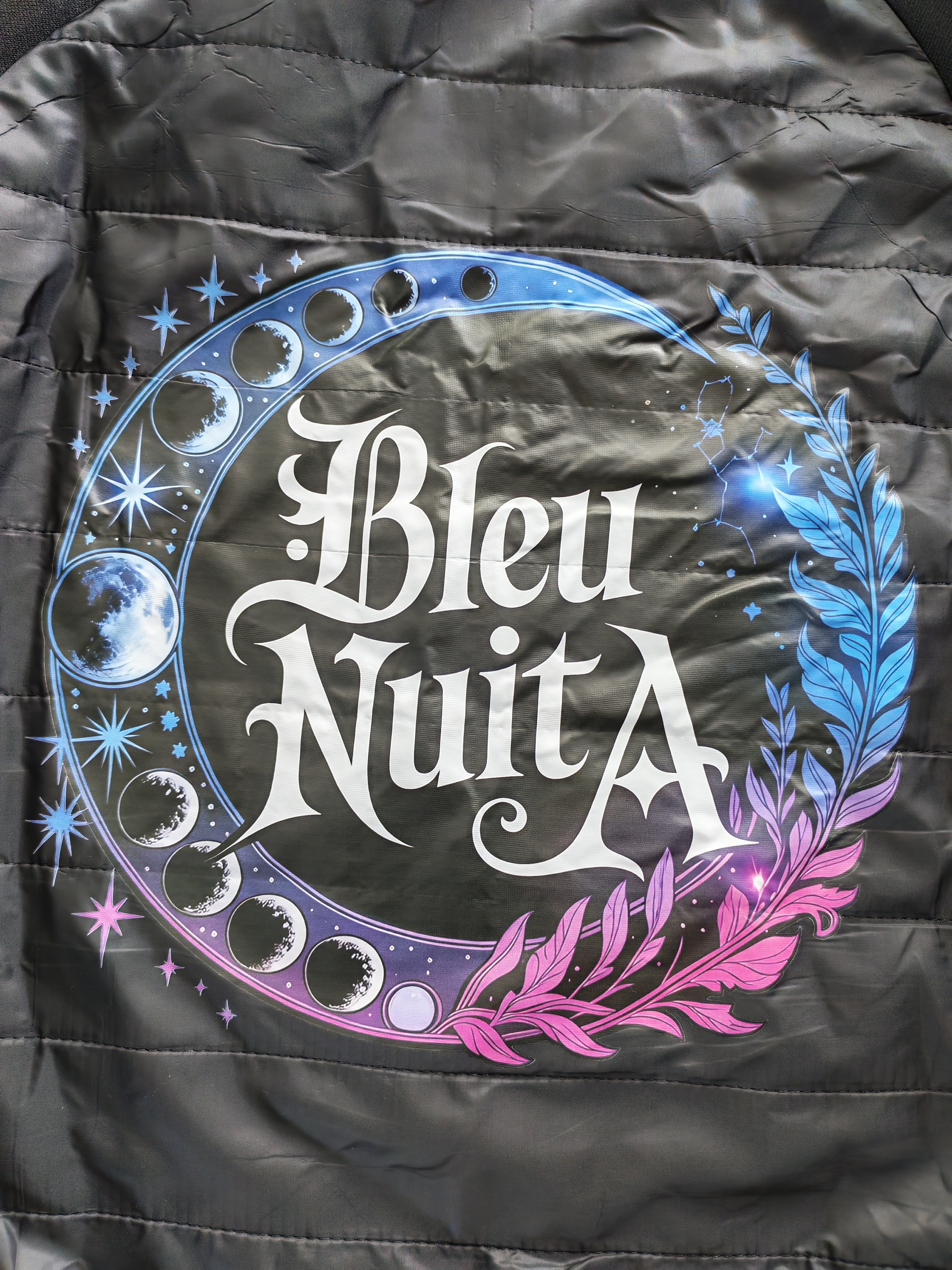 Manteau mi-saison mode cintrée Bleu Nuit A