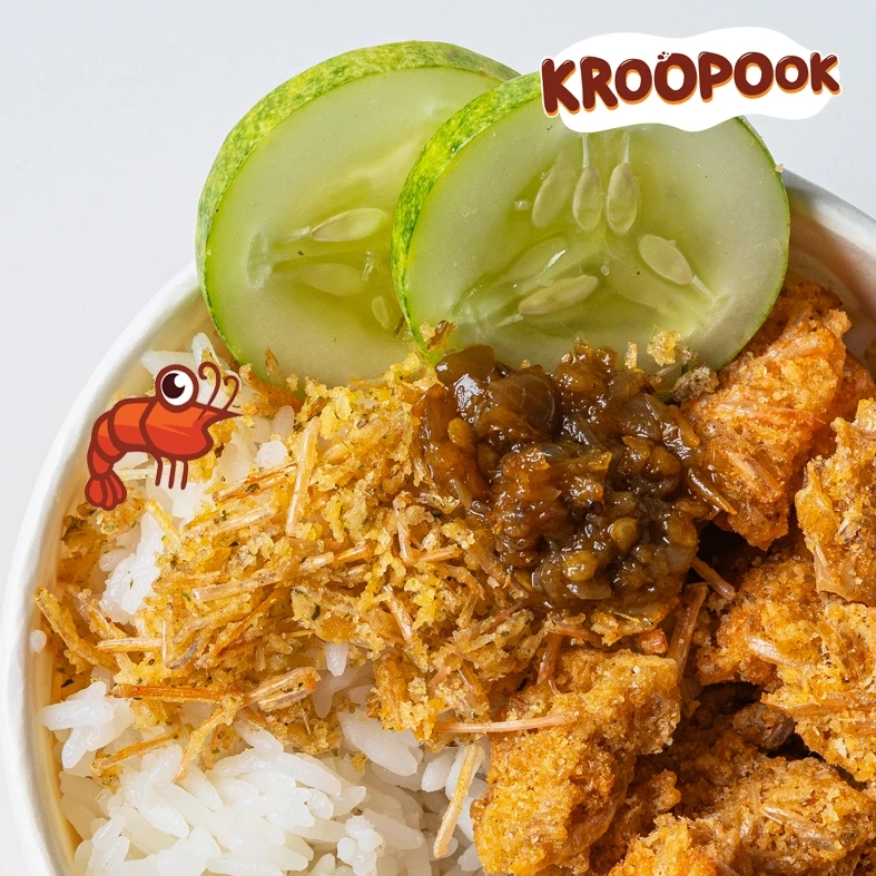 KROOPOOK Kremes Kaki Udang Seaweed Flavour (Furikake)