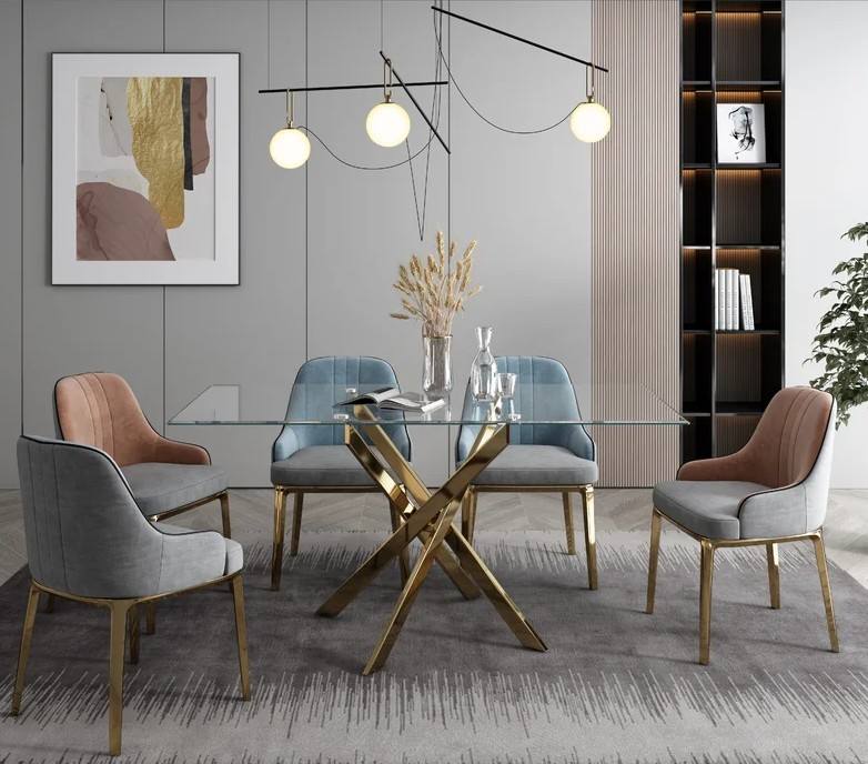 Tavolo da pranzo in vetro