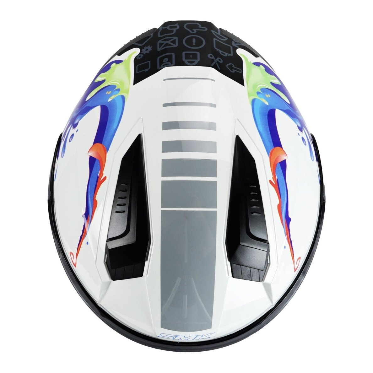 Vaikiškas uždaras šalmas SMK SPLASH GL154