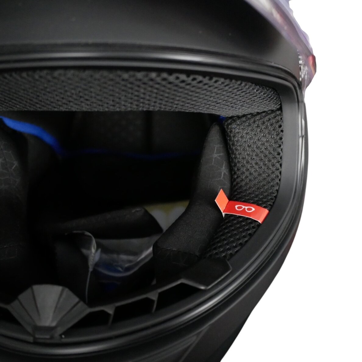 APEX šalmas FI100 Solid matinis juodas JNR