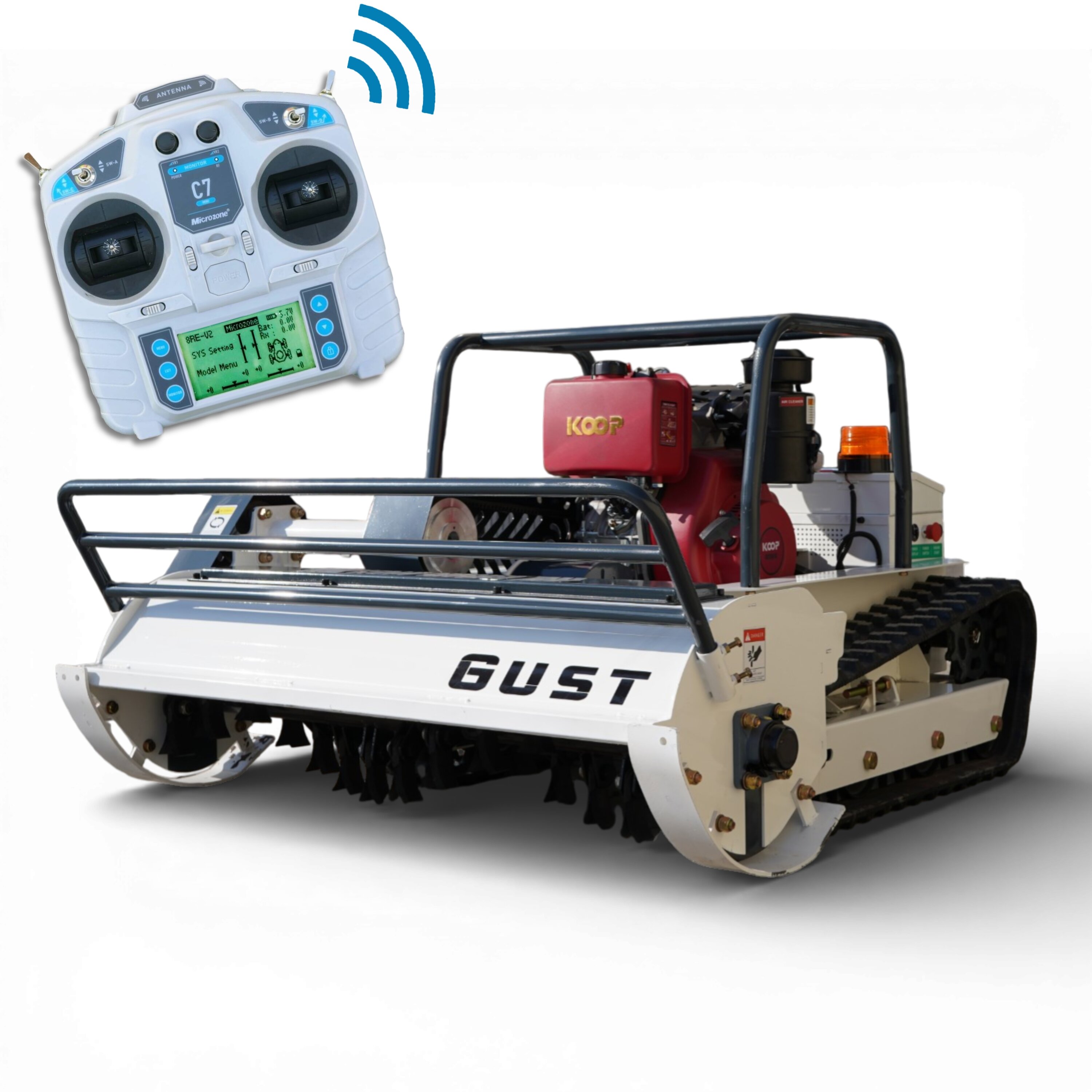 Dyzelinis Mulčeris-robotas GUST (80cm)