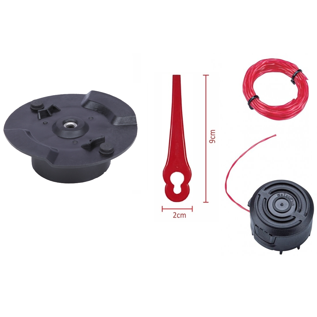 Akumuliatorinis trimeris WORCRAFT 20V LI-ION