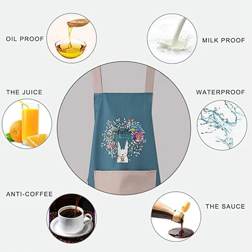 Cute Bunny Kitchen Apron