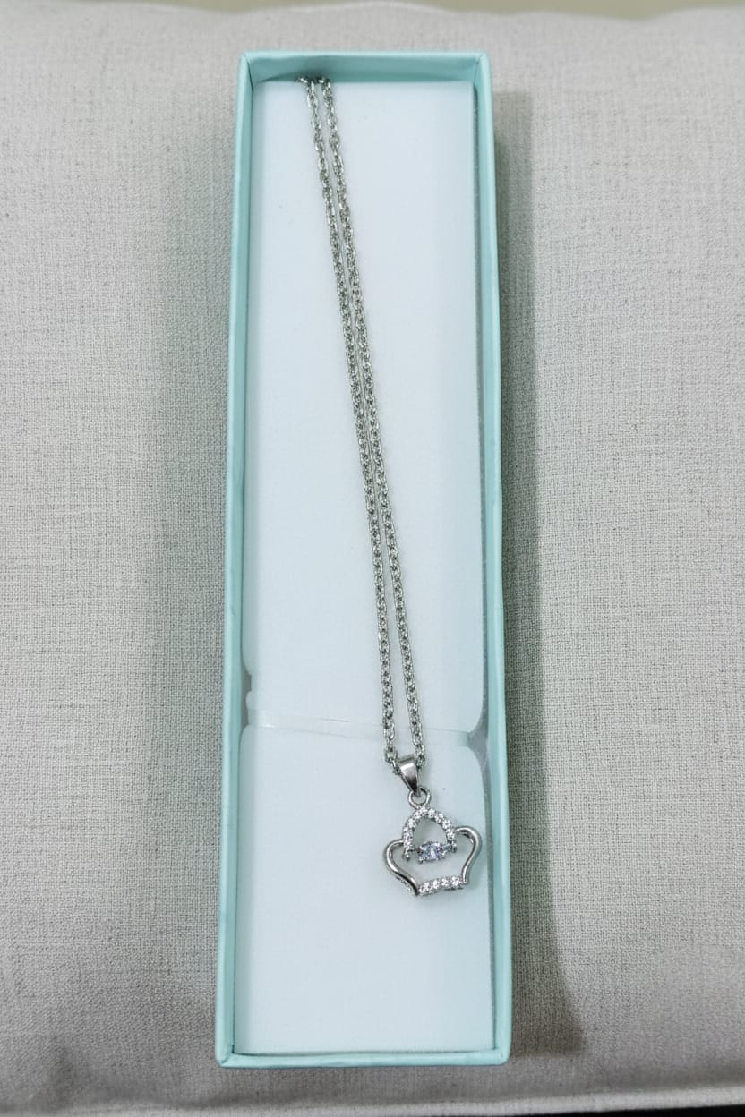 Crown Pendant Necklace