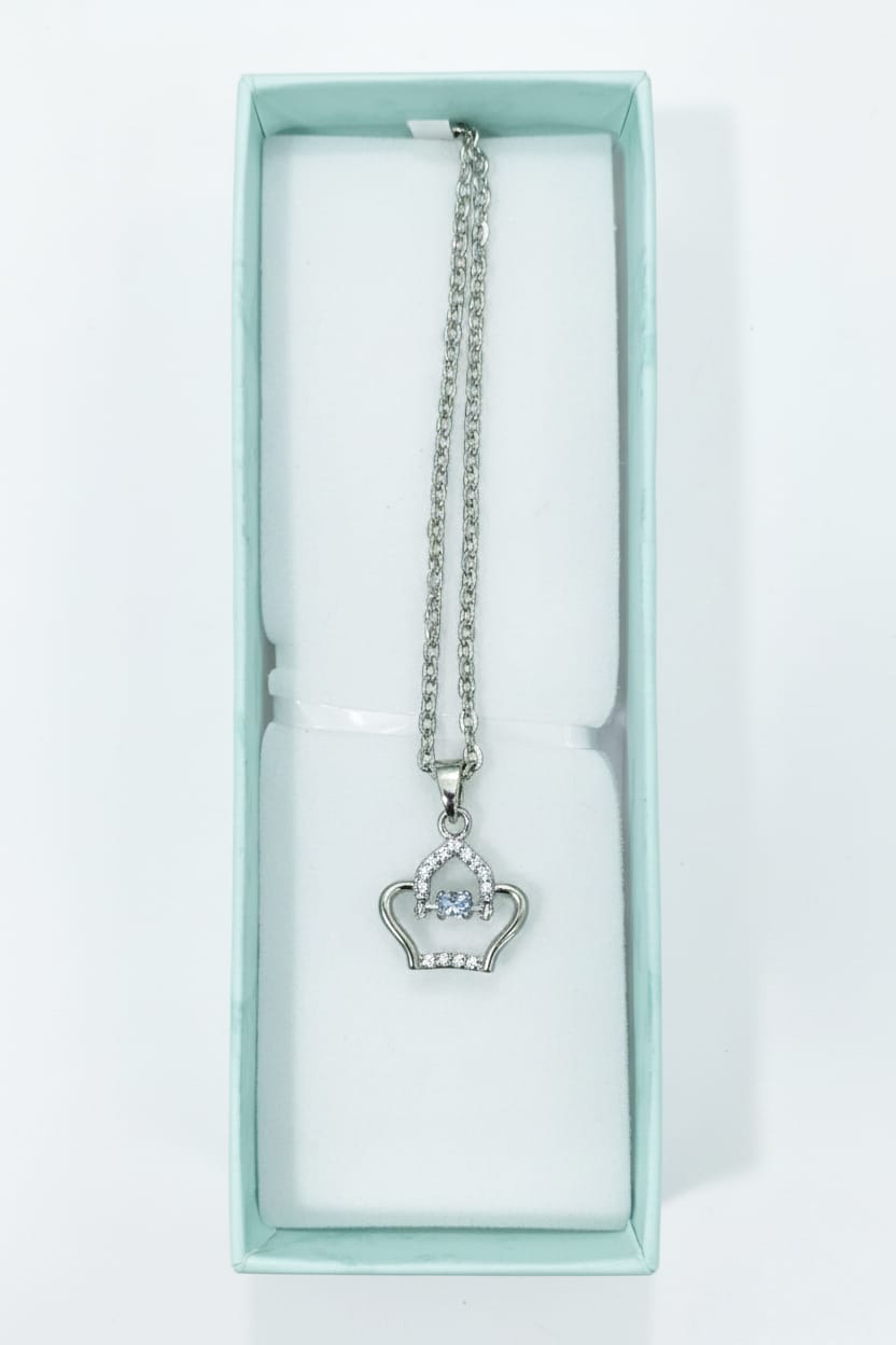 Crown Pendant Necklace