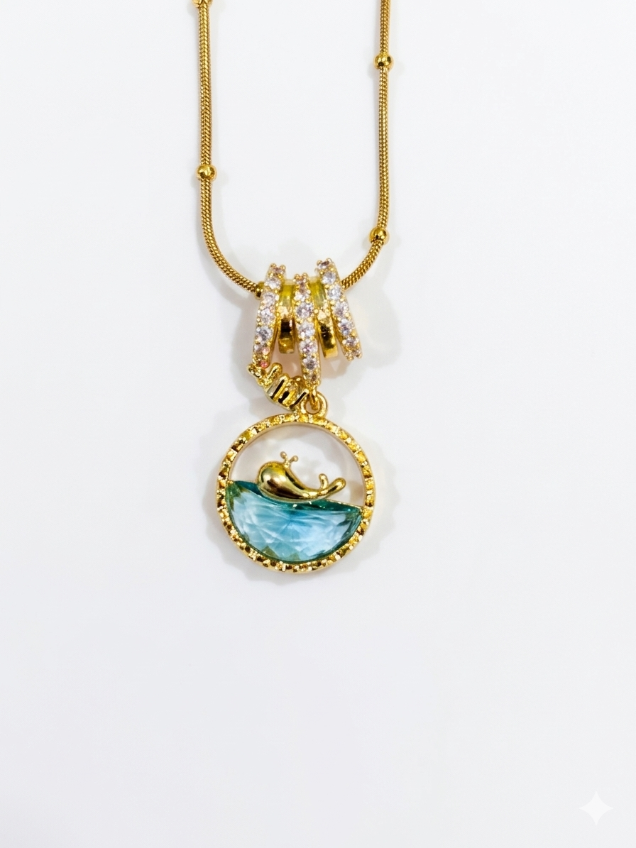 OCEAN Whale Pendant Necklace