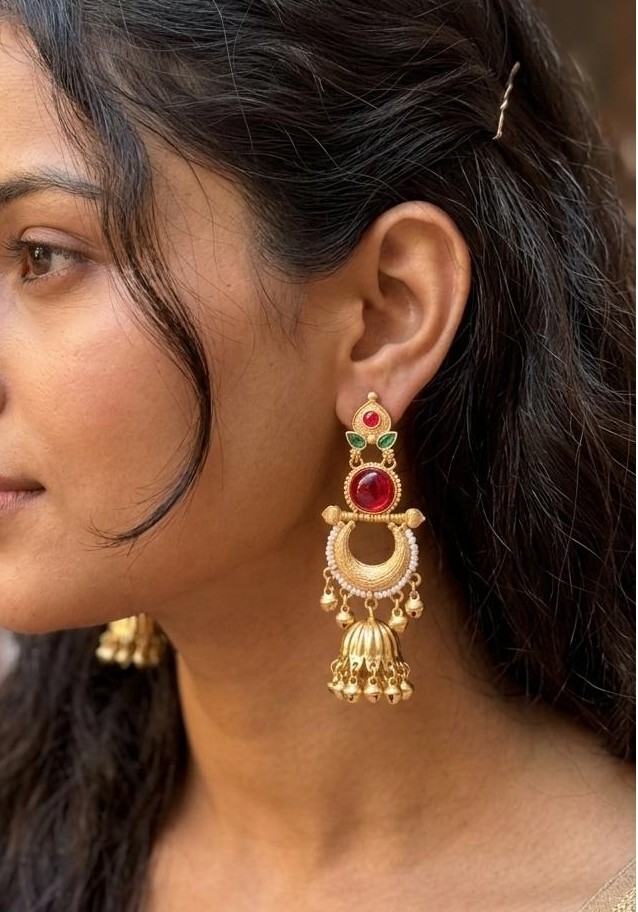 Evvo Traditional Indian Earrings