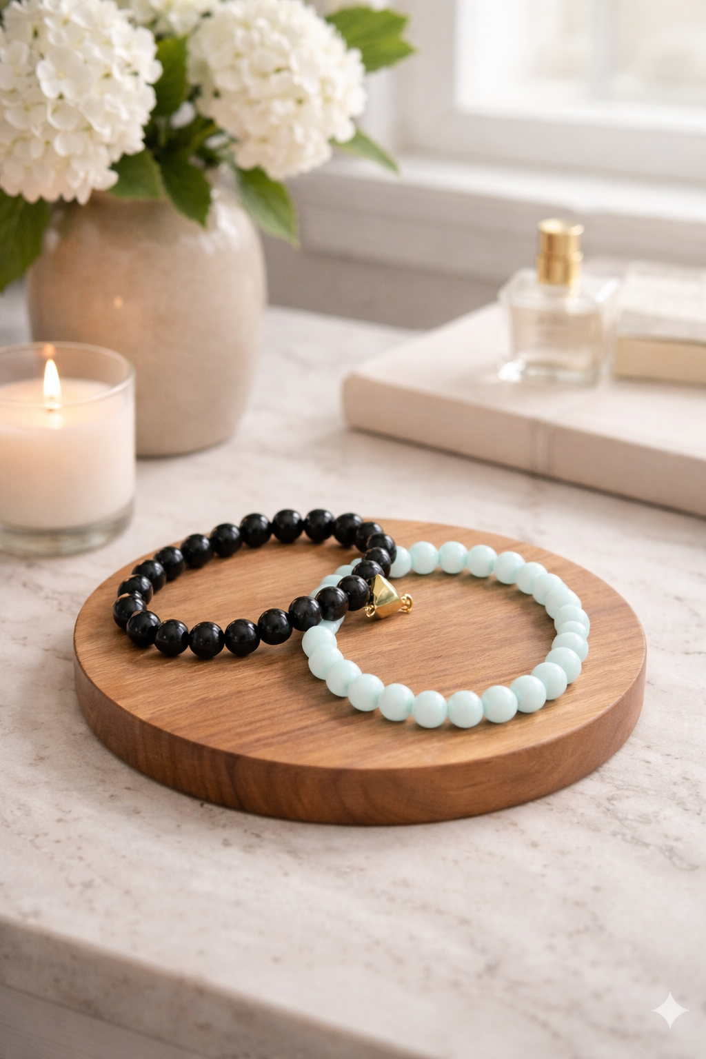 Gemstone Beaded couple Bracelets