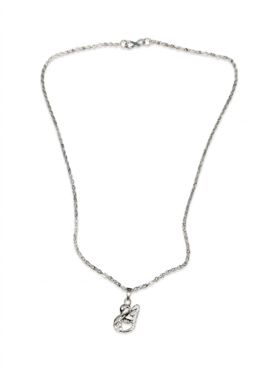 Swan Silver Necklace