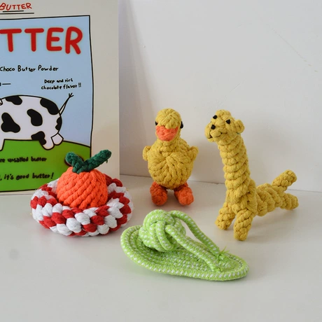 Handmade Rope Animal Toys Set