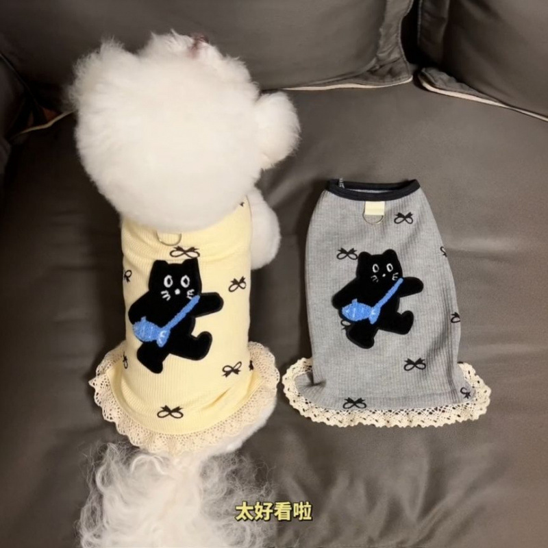 Cute Cat Guitar Dog Sweater