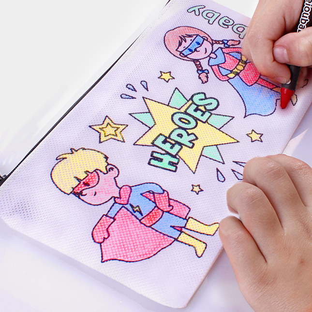 Estuches para colorear de Superhéroes