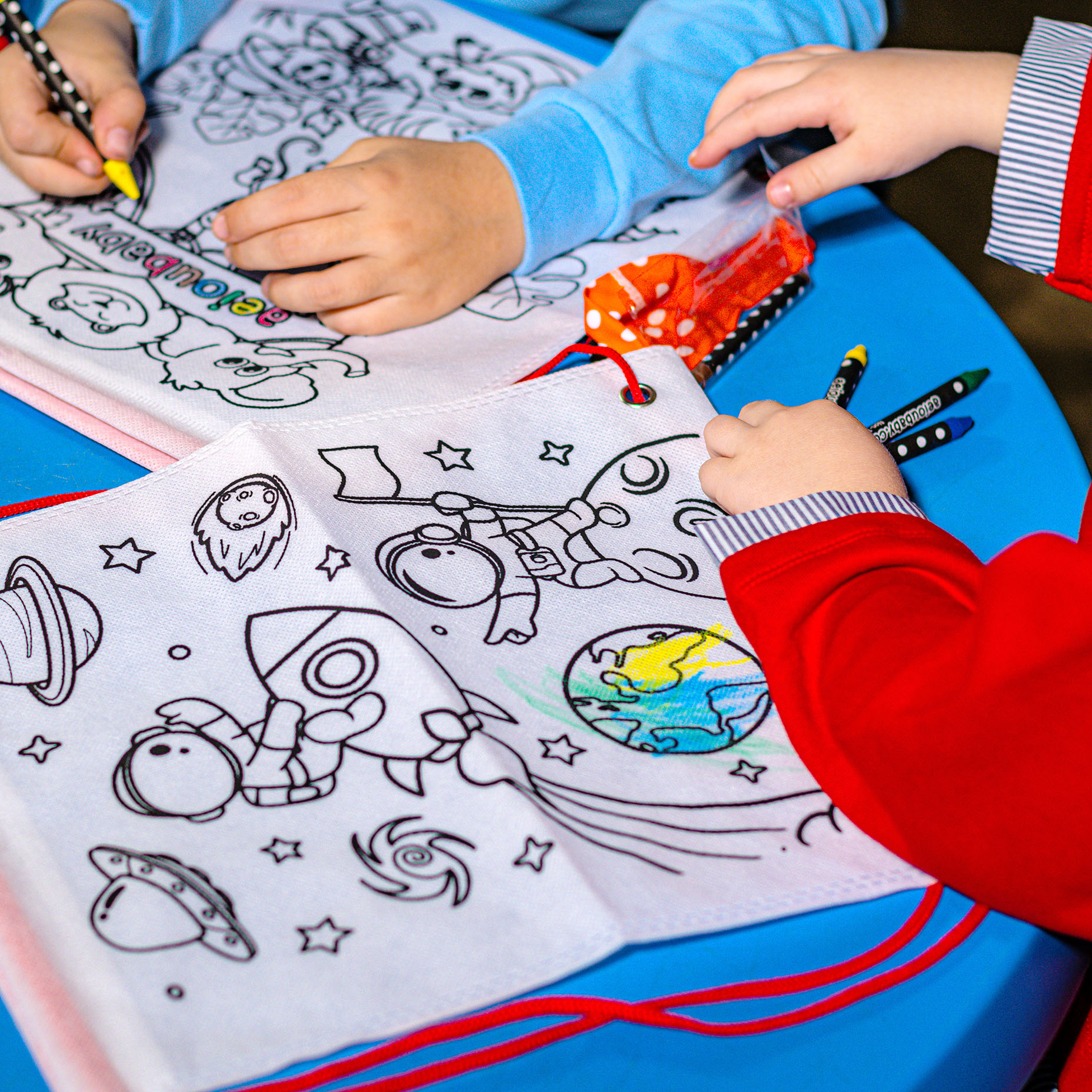 Mochlias para colorear del Espacio