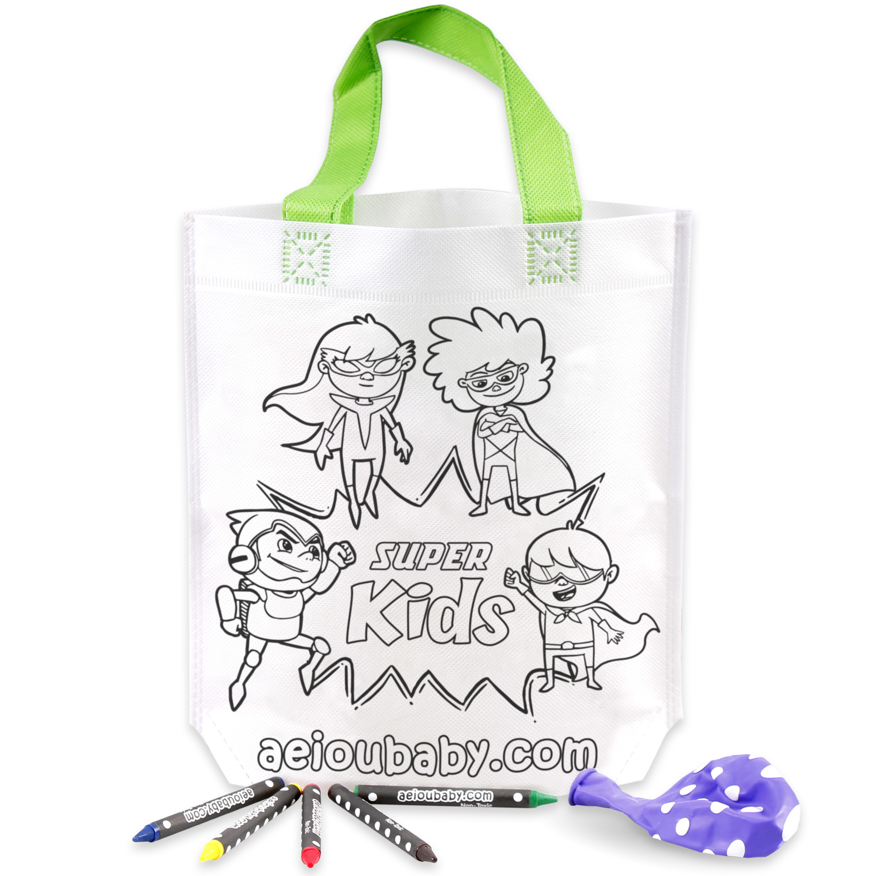 Bolsas para colorear de Superhéroes