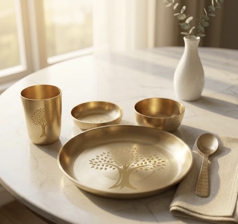 Bronze Tableware Set