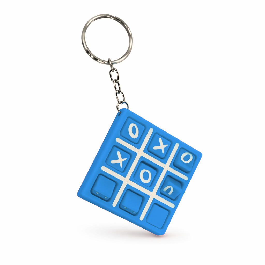 Tic Tac Toe Keychain
