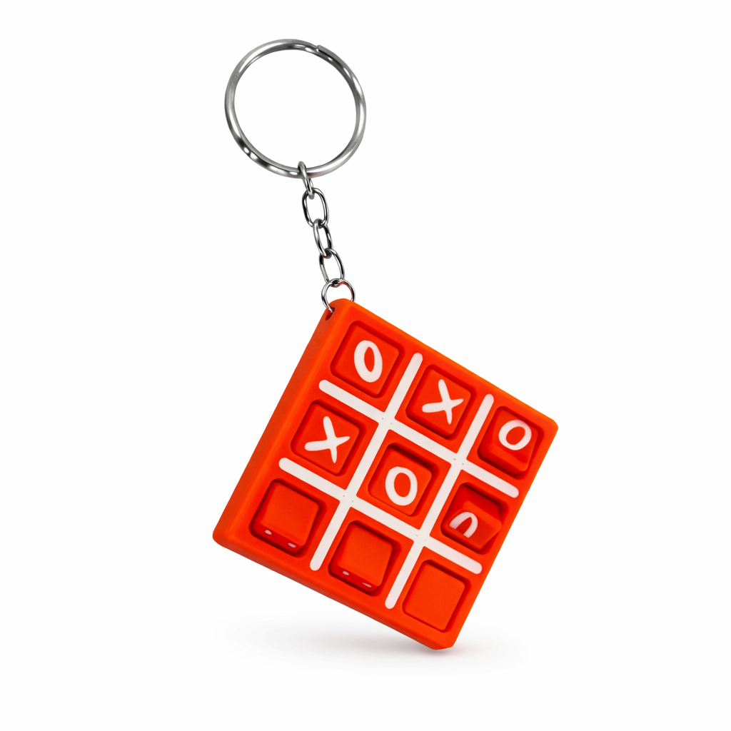 Tic Tac Toe Keychain