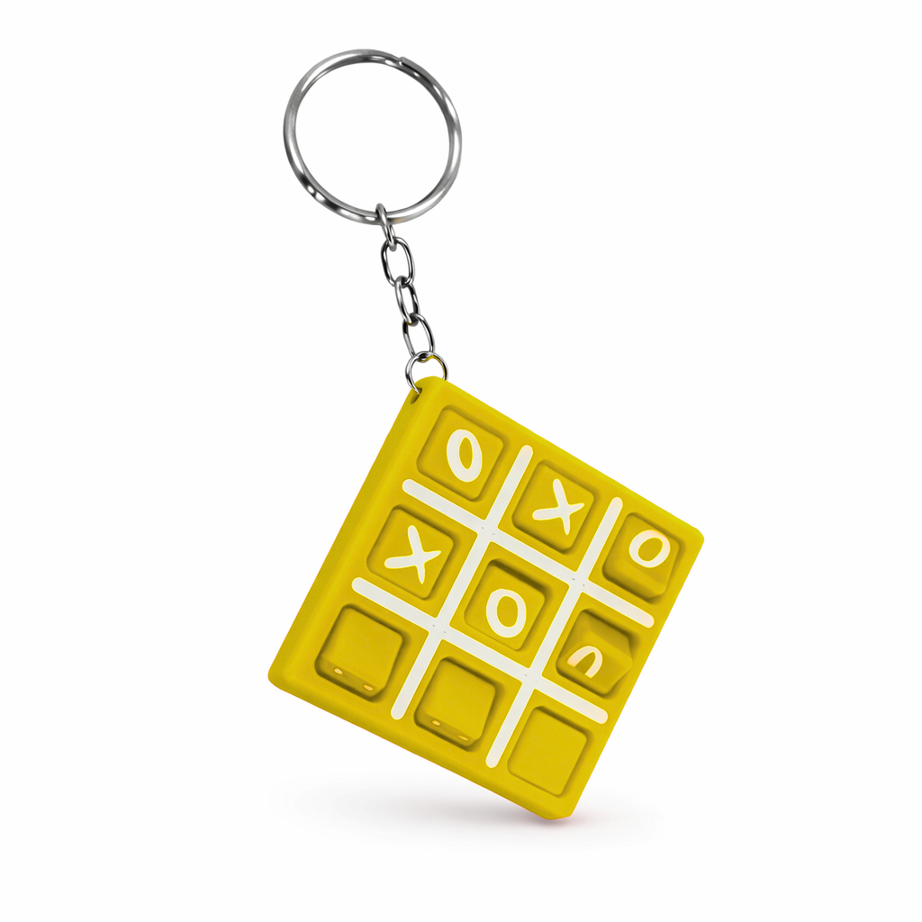 Tic Tac Toe Keychain