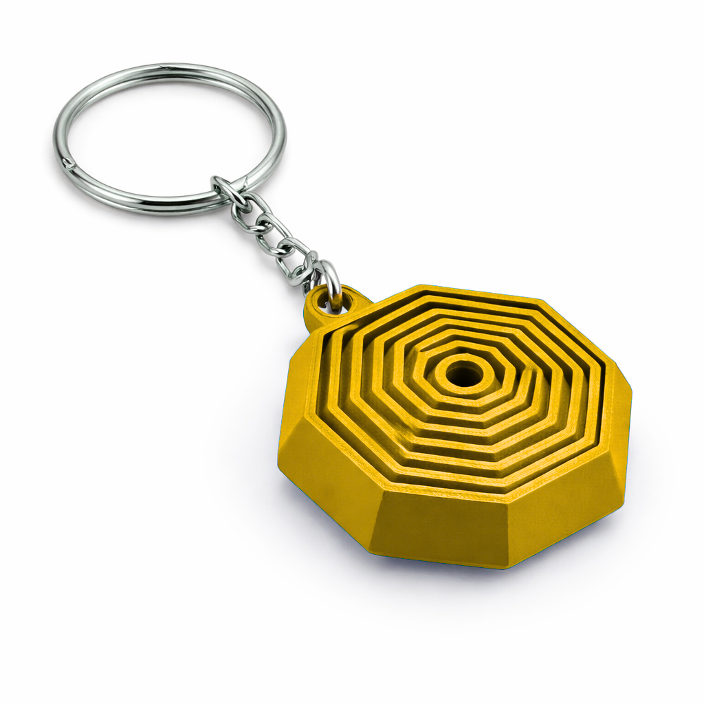 Hexagon Fidget Keychain