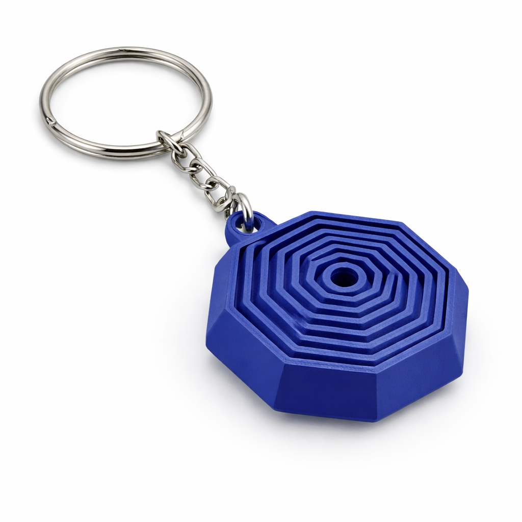 Hexagon Fidget Keychain