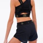 QUEEN GYM-Double Perforation Shorts