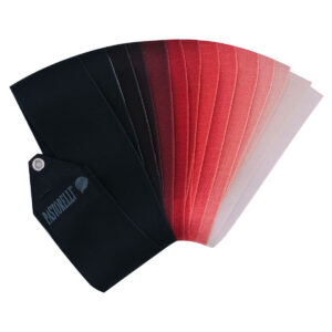 Pastorelli Archè ribbon Black-Red-Light Red Platinum FIG