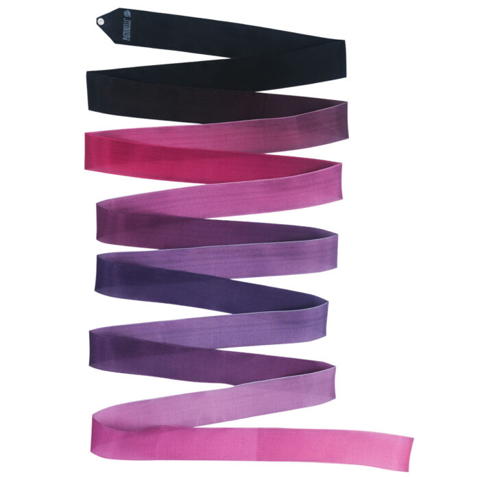 Pastorelli Archè ribbon Black-Fuchsia-Violet-Pink Platinum FIG
