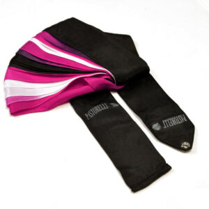 Ribbon Pastorelli shaded Black-Fuchsia-White FIG