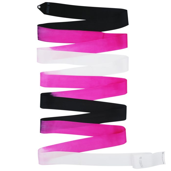 Ribbon Pastorelli shaded Black-Fuchsia-White FIG