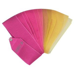 Pastorelli Archè ribbon Magenta-Orange-Yellow Platinum FIG