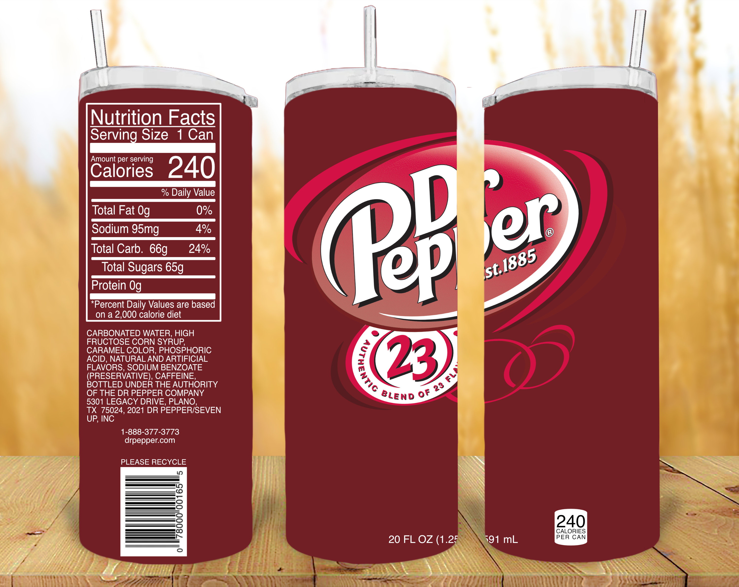 Dr Pepper Tumber