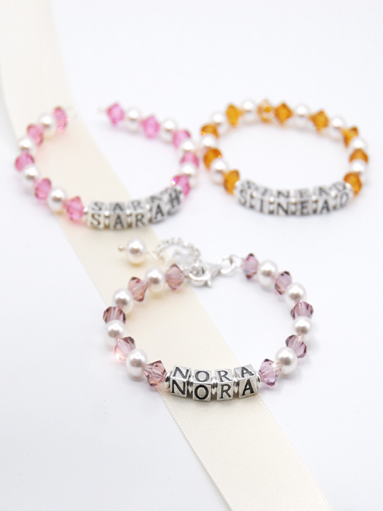 Birthstone and Pearl Bracelet