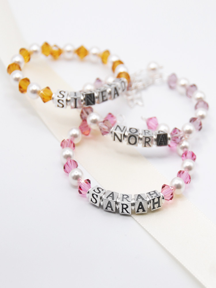 Birthstone and Pearl Bracelet