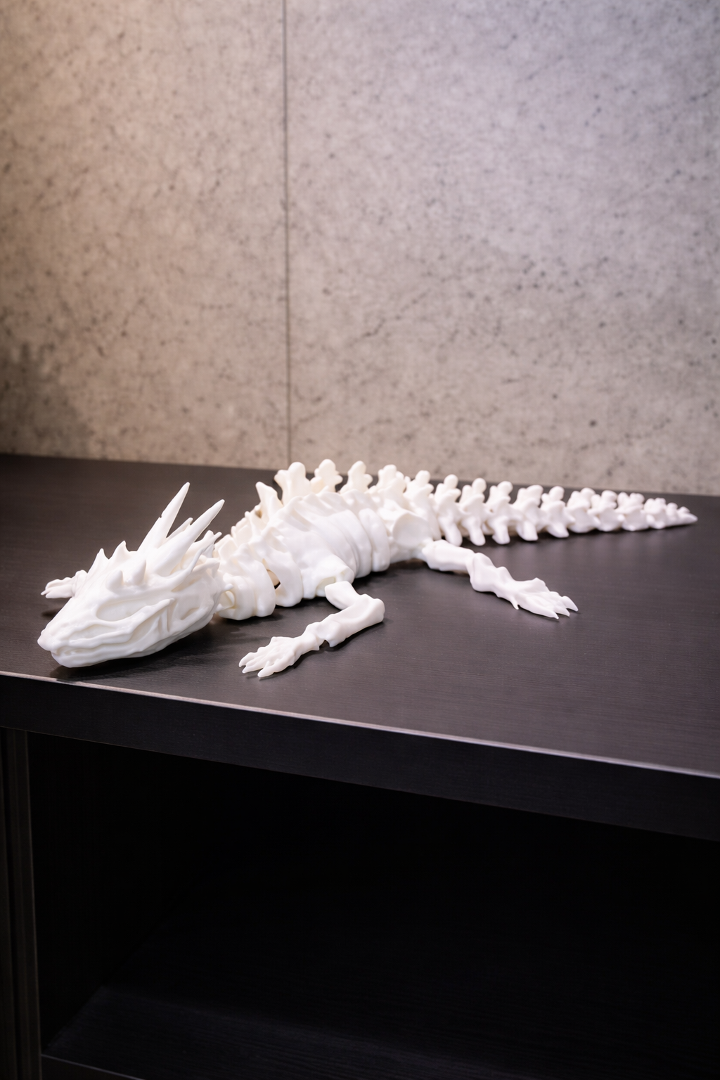 3D Printed Dragon Skeleton