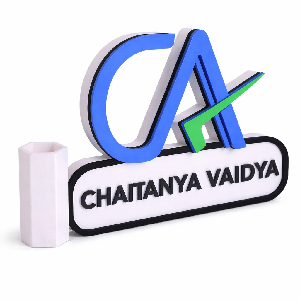 CA Name Desk Nameplate