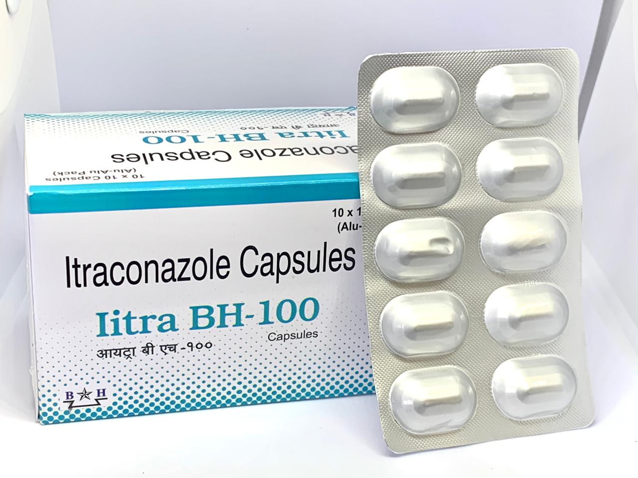 Itraconazole Capsules Iitra BH-100