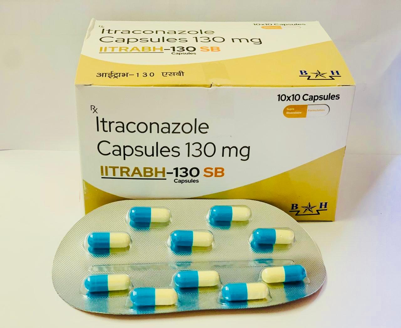 Itraconazole Capsules 130 mg