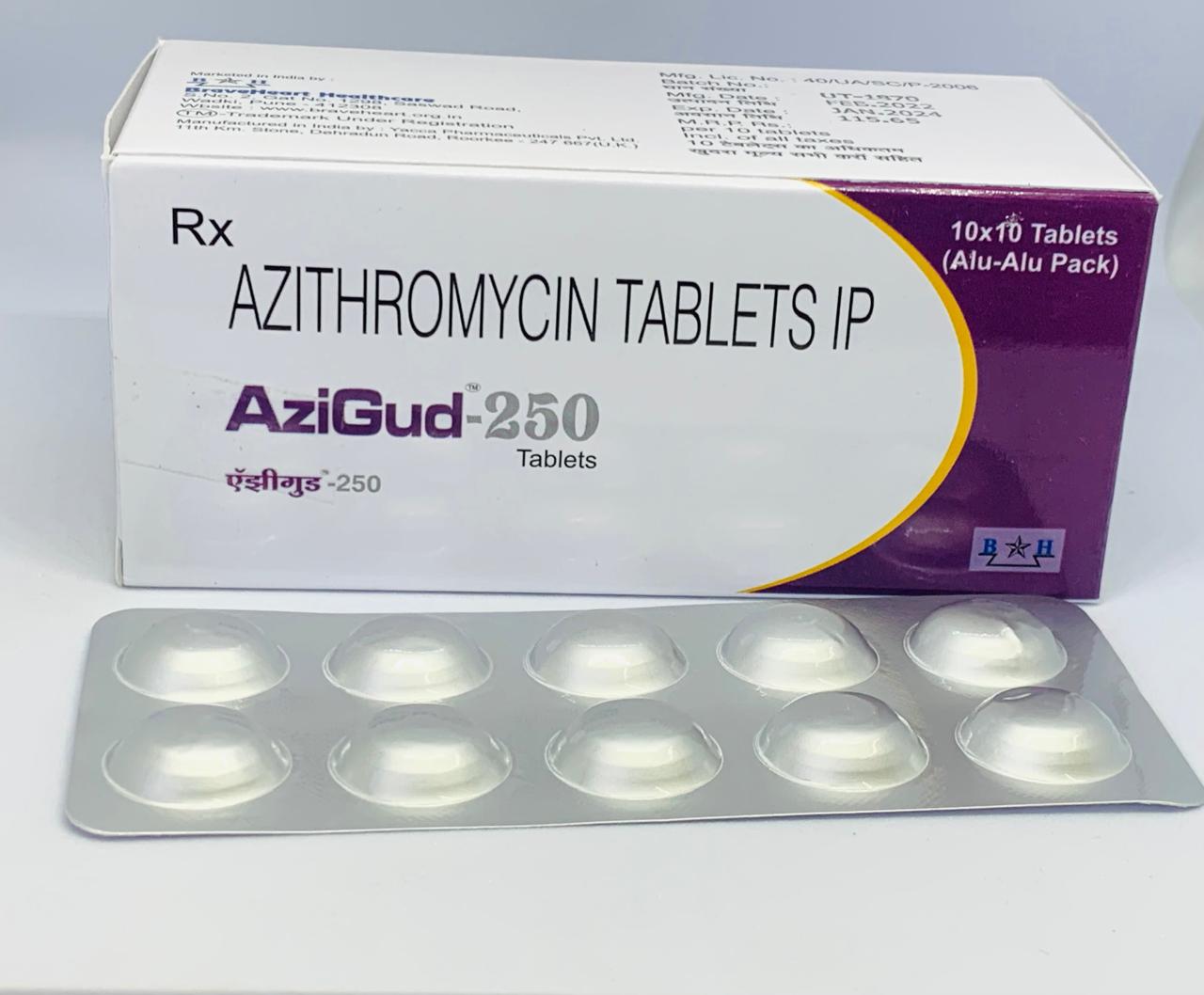 Azithromycin Tablets IP 250mg