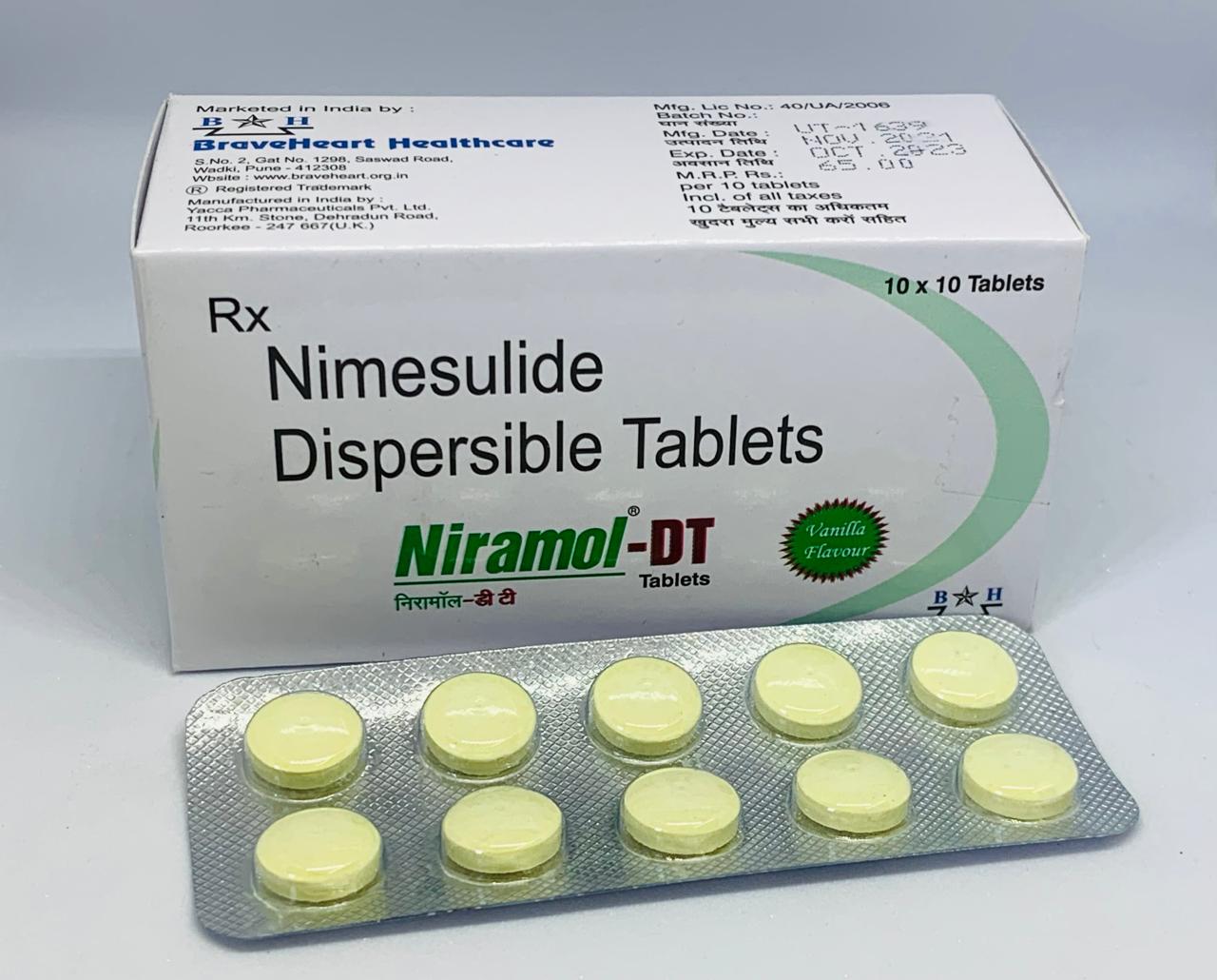 Nimesulide Dispersible Tablets