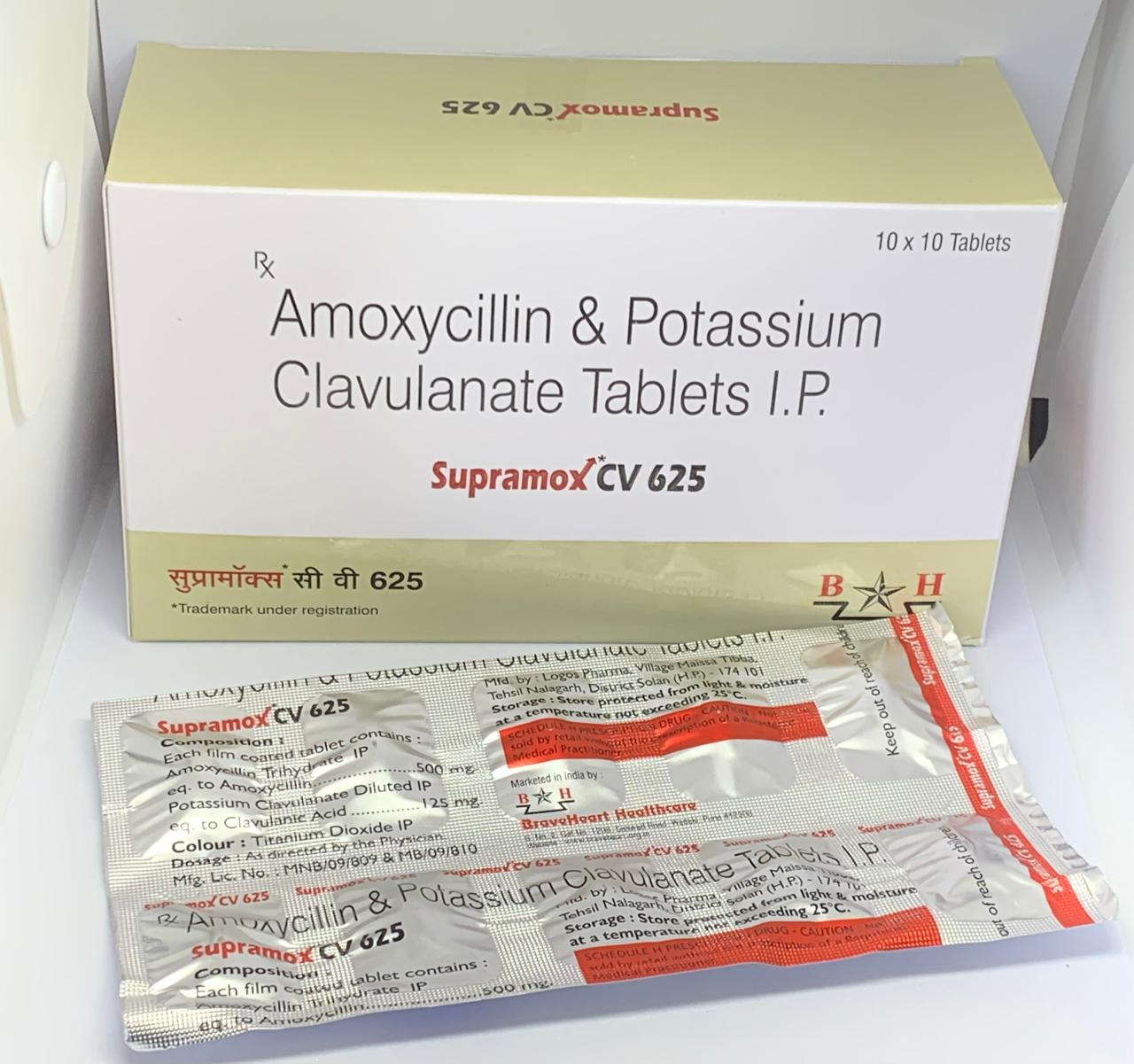 Amoxycillin & Potassium Clavulanate Tablets I.P.