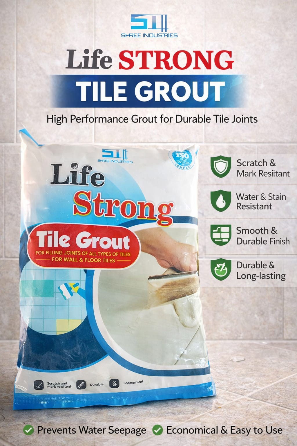 Life Strong Tile Grout